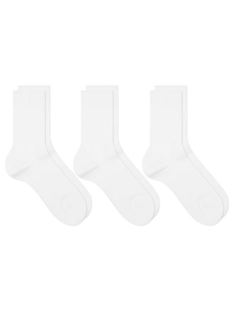 ROTOTO® RoToTo Organic Daily Ribbed Crew Sock - 3 Pack