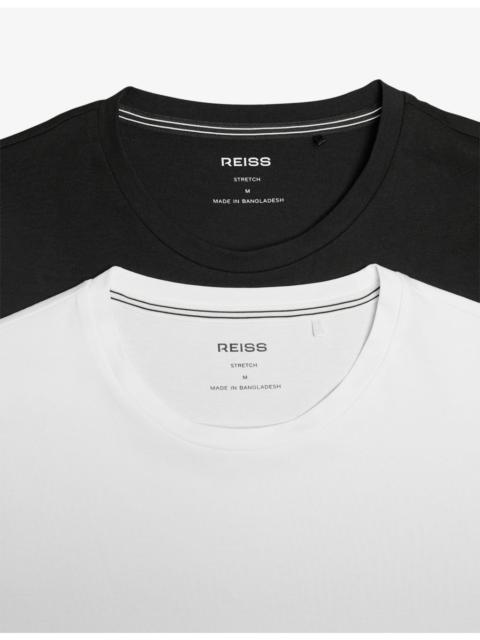 REISS Flex Set of Two Stretch-Jersey T-Shirts
