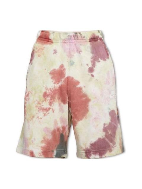 Nike Nike Sportswear French Terry Casual Sports Shorts Camouflage Red CZ7855-638