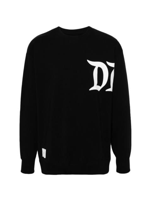 crew-neck cotton sweatshirt