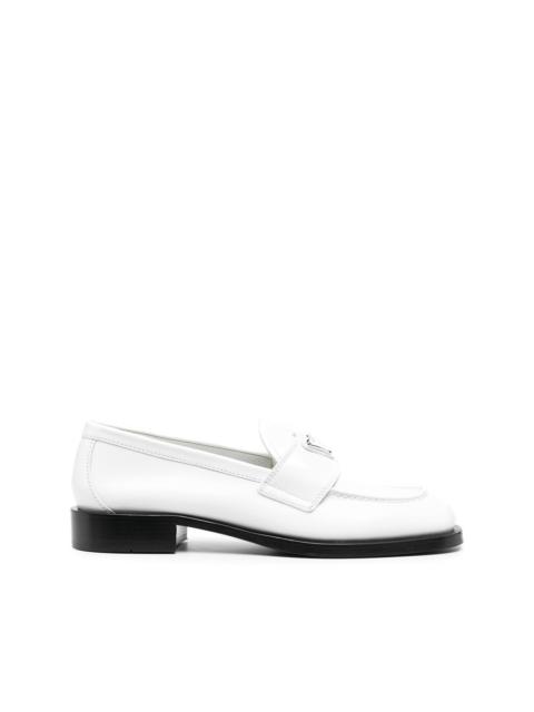 Prada logo-plaque penny loafers