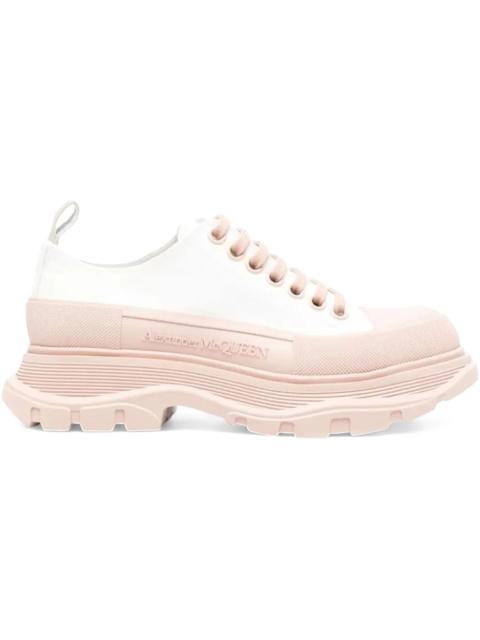 Alexander McQueen Alexander McQueen Tread Slick Low Lace Up Pink White (Women's)