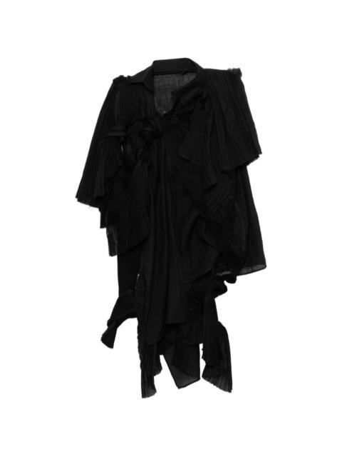Yohji Yamamoto asymmetric blouse