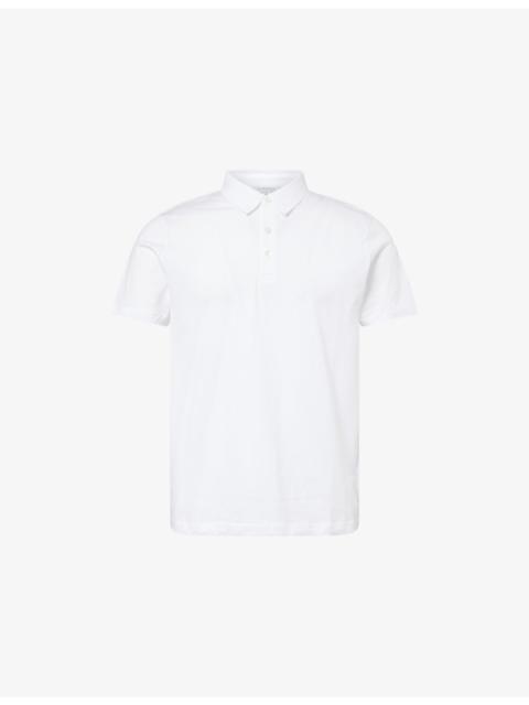 Sunspel Short-Sleeve Cotton-Jersey Polo Shirt