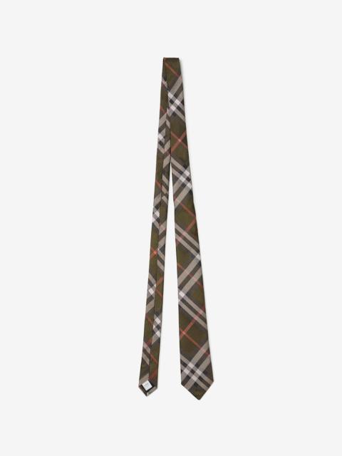 Burberry Check Silk Tie