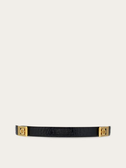 FERRAGAMO Adjustable Gancini belt