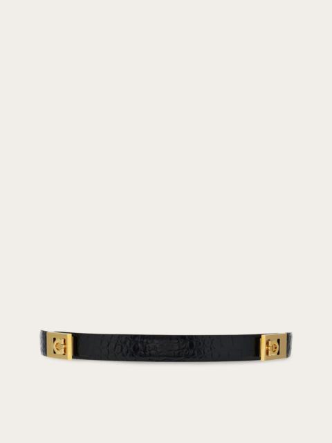 Adjustable Gancini belt