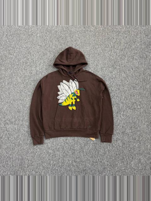 Louis Vuitton Louis Vuitton Brown Embroidered Cotton Hooded Sweater