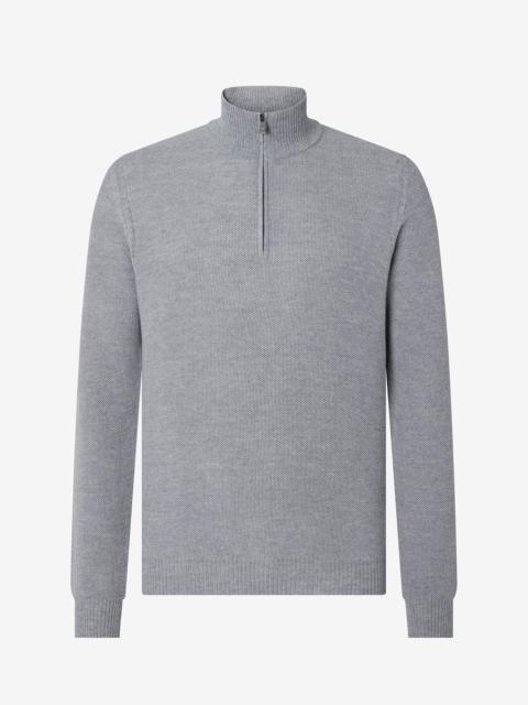 CORNELIANI Light grey extra fine merino wool turtleneck