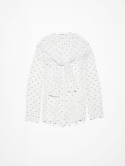 Acne Studios Layered blouse - Black/white