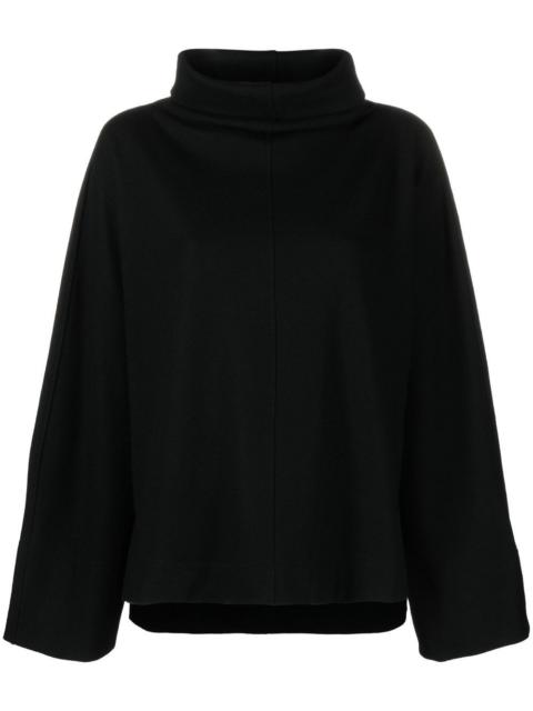 ISSEY MIYAKE mock-neck wide-sleeved top