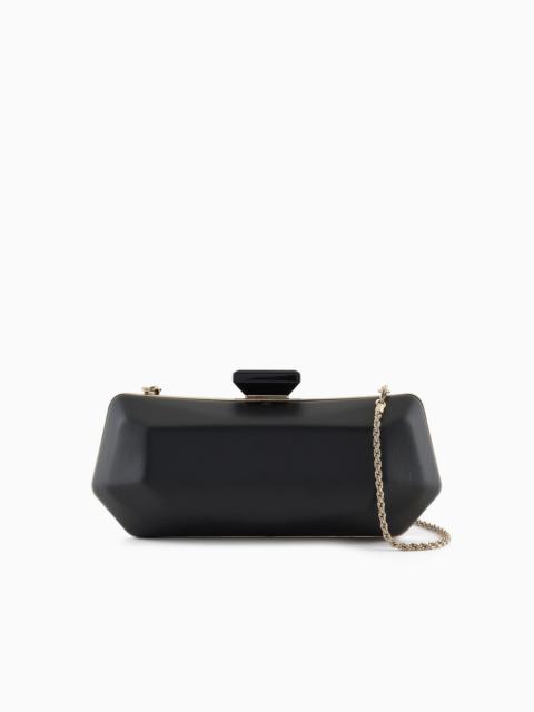 GIORGIO ARMANI Nappa-leather clutch bag