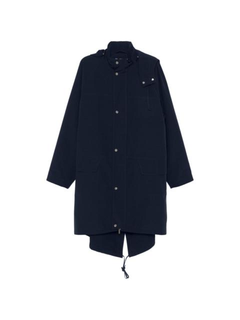 hooded parka coat