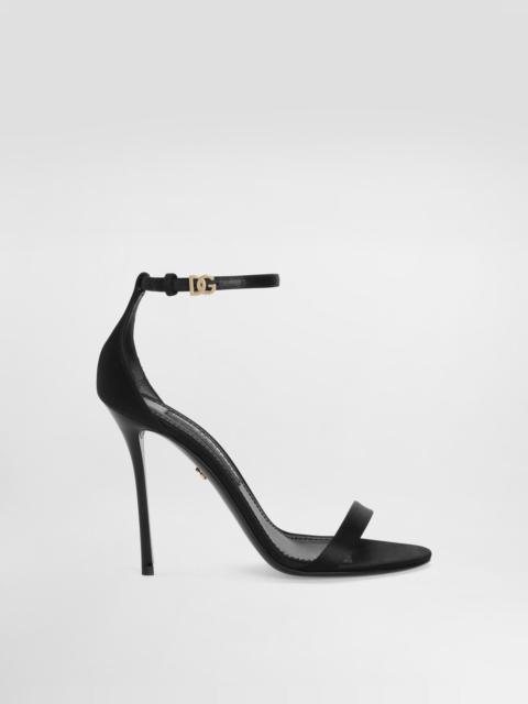 Dolce & Gabbana Keira satin sandal