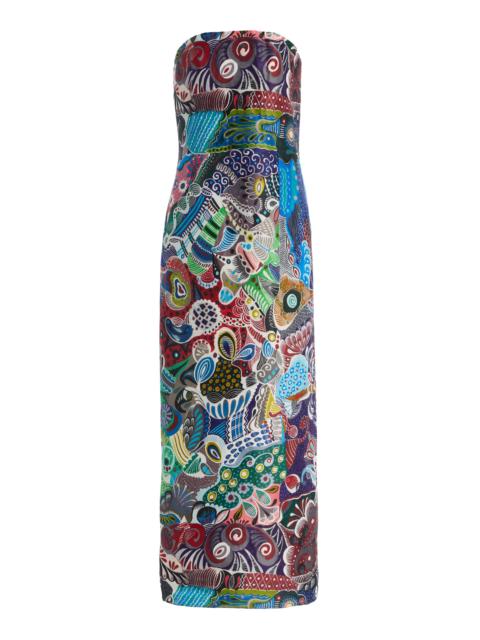 HEIRLOME Exclusive Arnulfo Vasquez Linen-Silk Maxi Dress