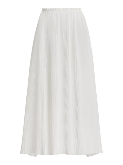 CO Plisse Midi Skirt ivory