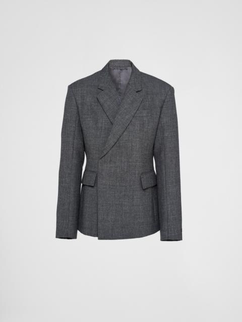 Prada Double-breasted wool jacket