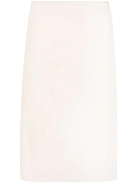 Lemaire high-waisted 미디 스커트