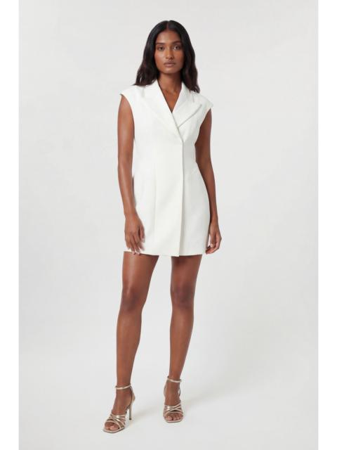 KAREN MILLEN Compact Stretch Seam Detail Tailored Mini Dress