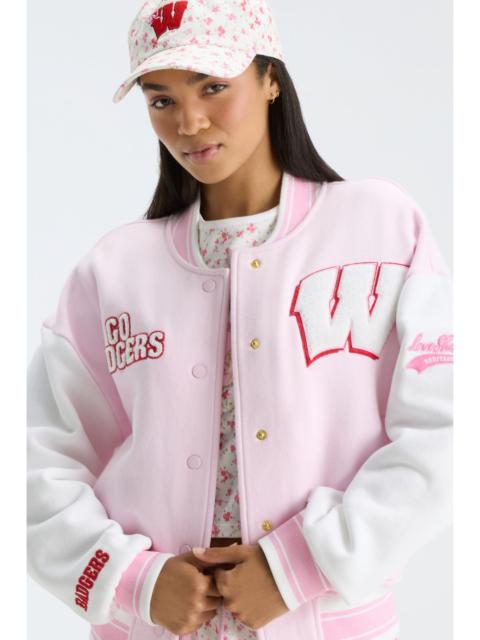 LoveShackFancy Fanatics x LoveShackFancy Collegiate Varsity Jacket