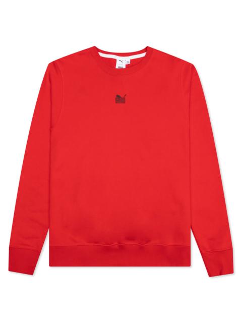 PUMA EVERY DAY HUSSLE CREW - RED