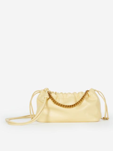 The Kooples TAYLOR BAG IN YELLOW RECYCLED LEATHER