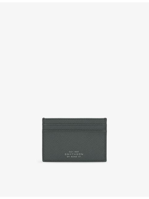 Smythson Panama Flat Leather Card Holder