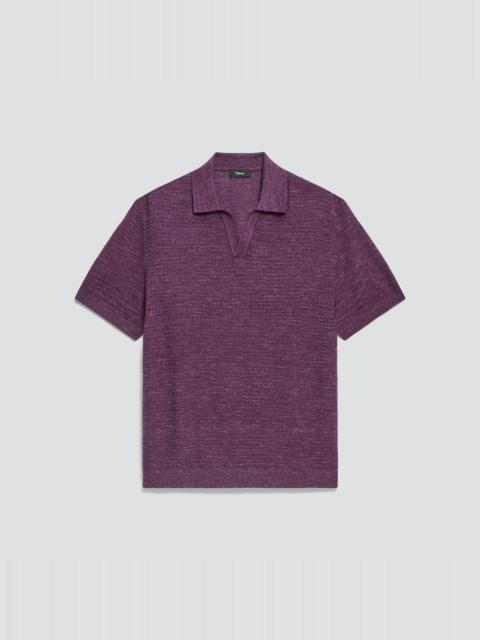 Theory Brenan Polo Shirt in Pacific Linen