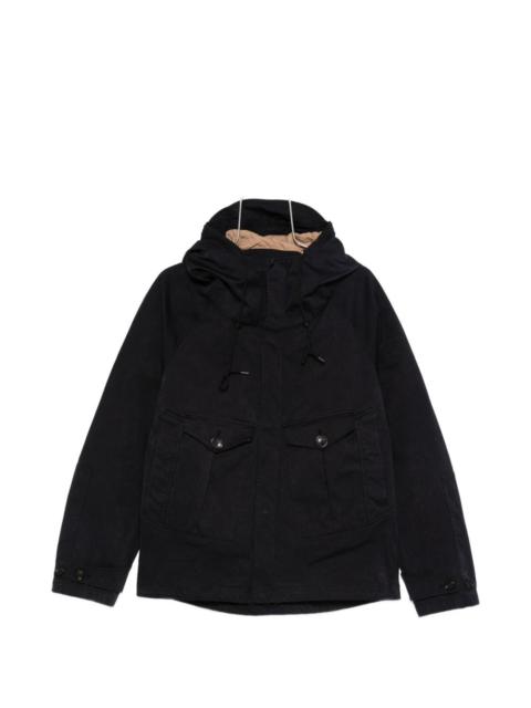 Ten C flap-pocket hooded jacket