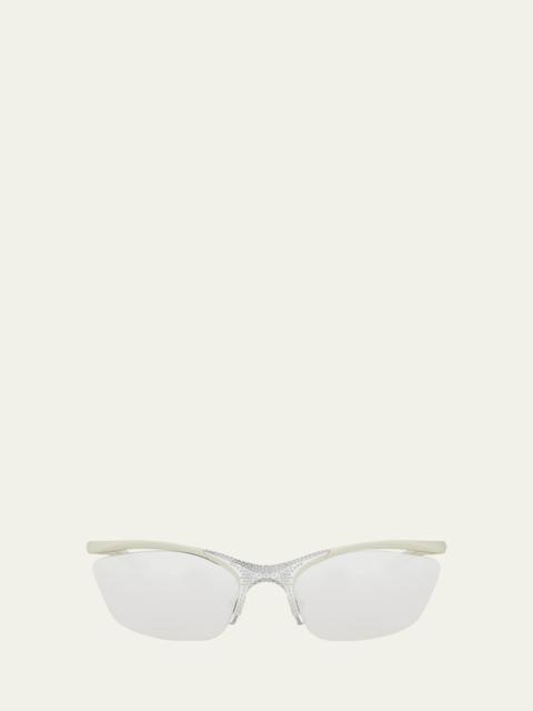 FENDI Signature Crystal Cat-Eye Sunglasses