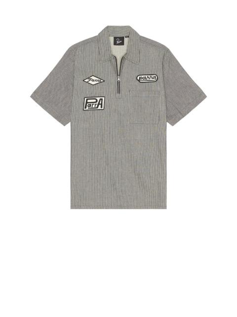 by Parra Work Later Short Sleeve Shirt