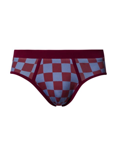 HANRO Arthur Arbesser X Hanro Checkered Cotton Brief