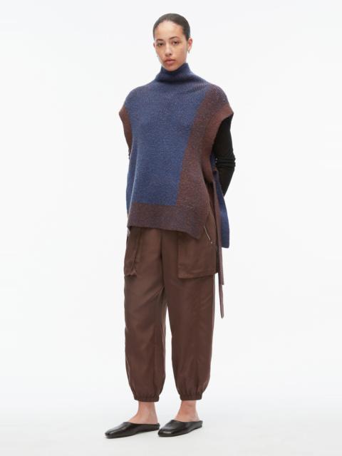 3.1 Phillip Lim Bicolor Alpaca Turtle Neck Vest