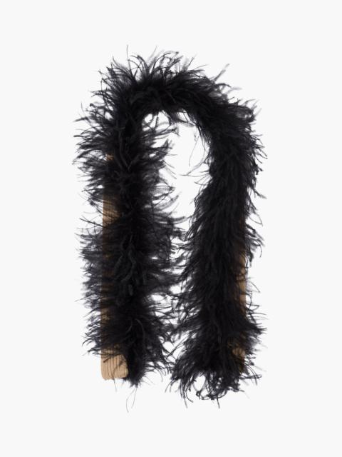 Miu Miu Cashmere scarf with feathers
