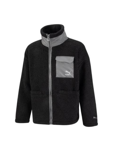 PUMA PUMA Patch Pocket Sherpa Jacket 'Black' 539570-01