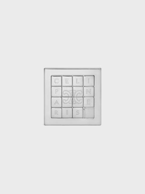 CELINE SLIDING PUZZLE IN STEEL