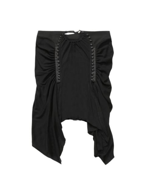HYEIN SEO ruched mini skirt
