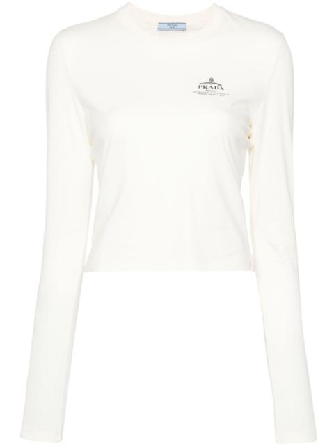 Prada logo-print cotton T-shirt