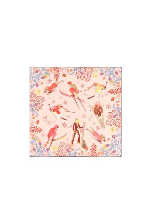 FERRAGAMO silk scarf