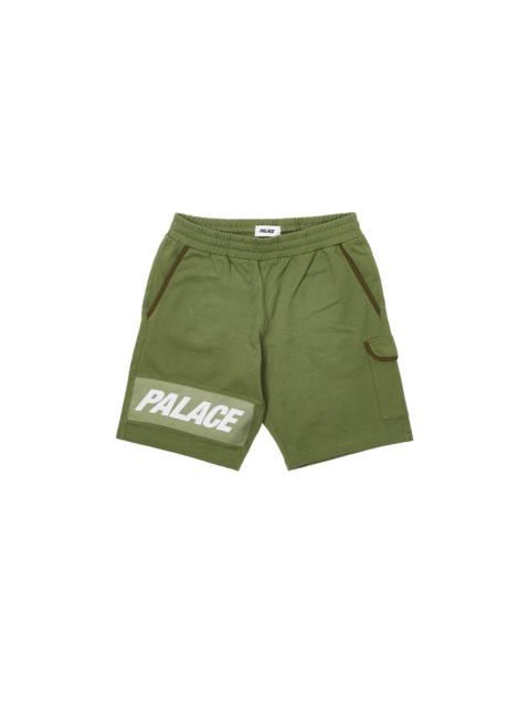 PALACE GIANT WOVEN LABEL SHORTS OLIVE