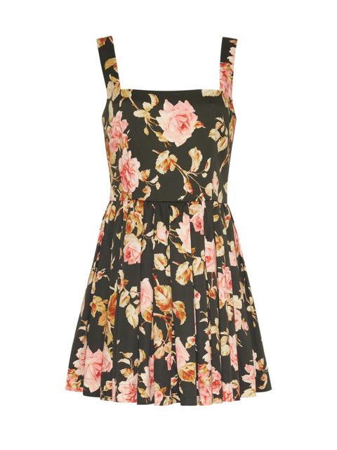 Cara Cara Basil Dress
A Fit-and-Flare Mini in a Lush Print of Blooming Roses