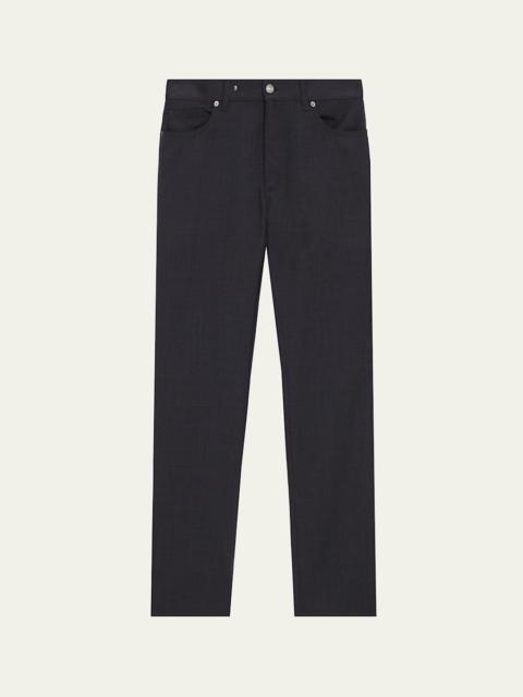 ZEGNA Men's Wool Straight Leg Five-Pocket Pants