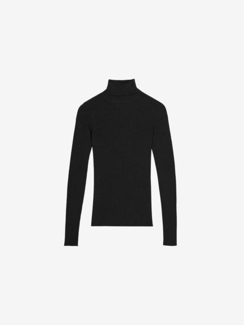 The Frankie Shop Utica Thin Turtleneck Sweater - Black