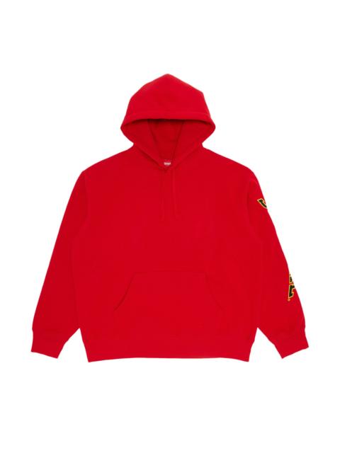 Supreme Supreme Sleeve Arc Hooded Sweatshirt 'Red'