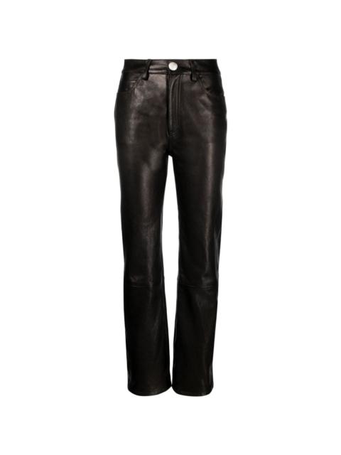 The Danielle leather trousers