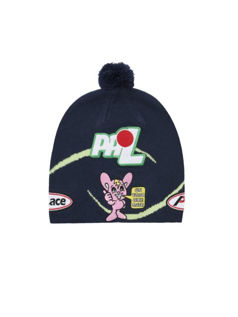 PALACE ON YA BIKE NEIN CUFF BEANIE NAVY