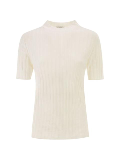 PESERICO ribbed short-sleeve sweater