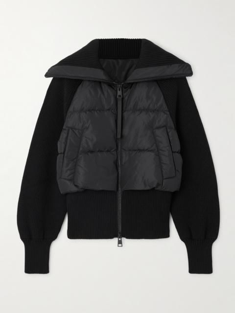Canada Goose Hybridge Astoria Wool-trimmed Quilted Shell Down Jacket
