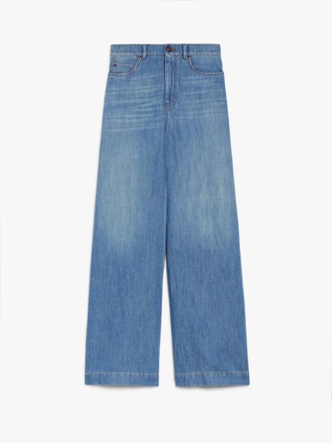WEEKEND Max Mara VOLPINO Linen and cotton denim jeans