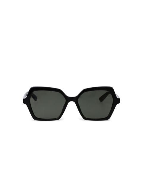 Alexander McQueen geometric-frame sunglasses